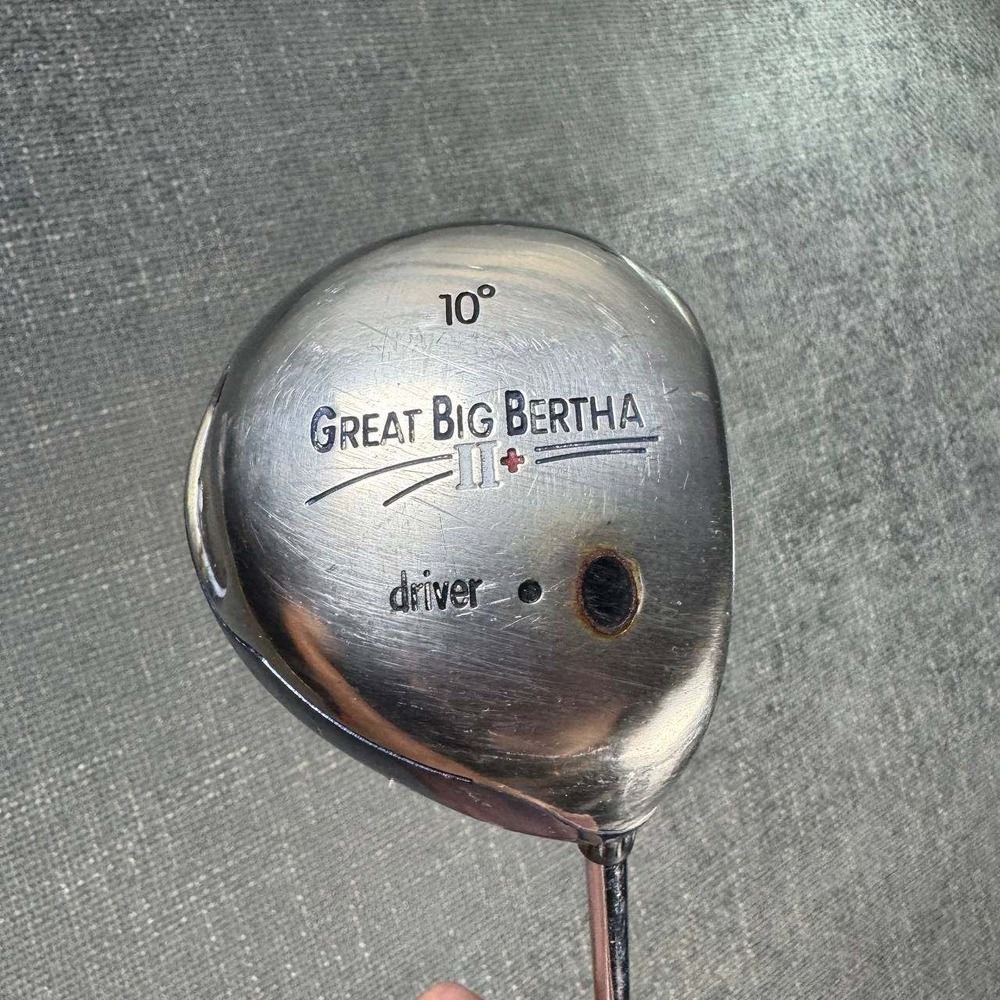 Callaway Great Big Bertha II+ Driver 10 Deg Navy Blue Titanium Vintage Golf Club